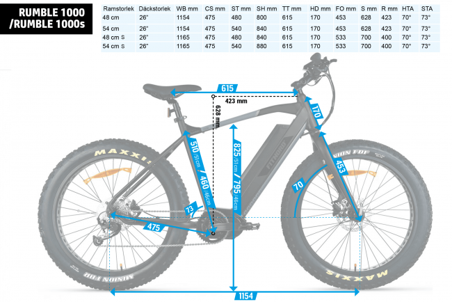 FitNord Rumble 1000S Fatbike 26