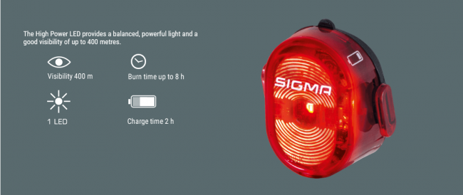 SIGMA Nugget II Flash Red Bakljus